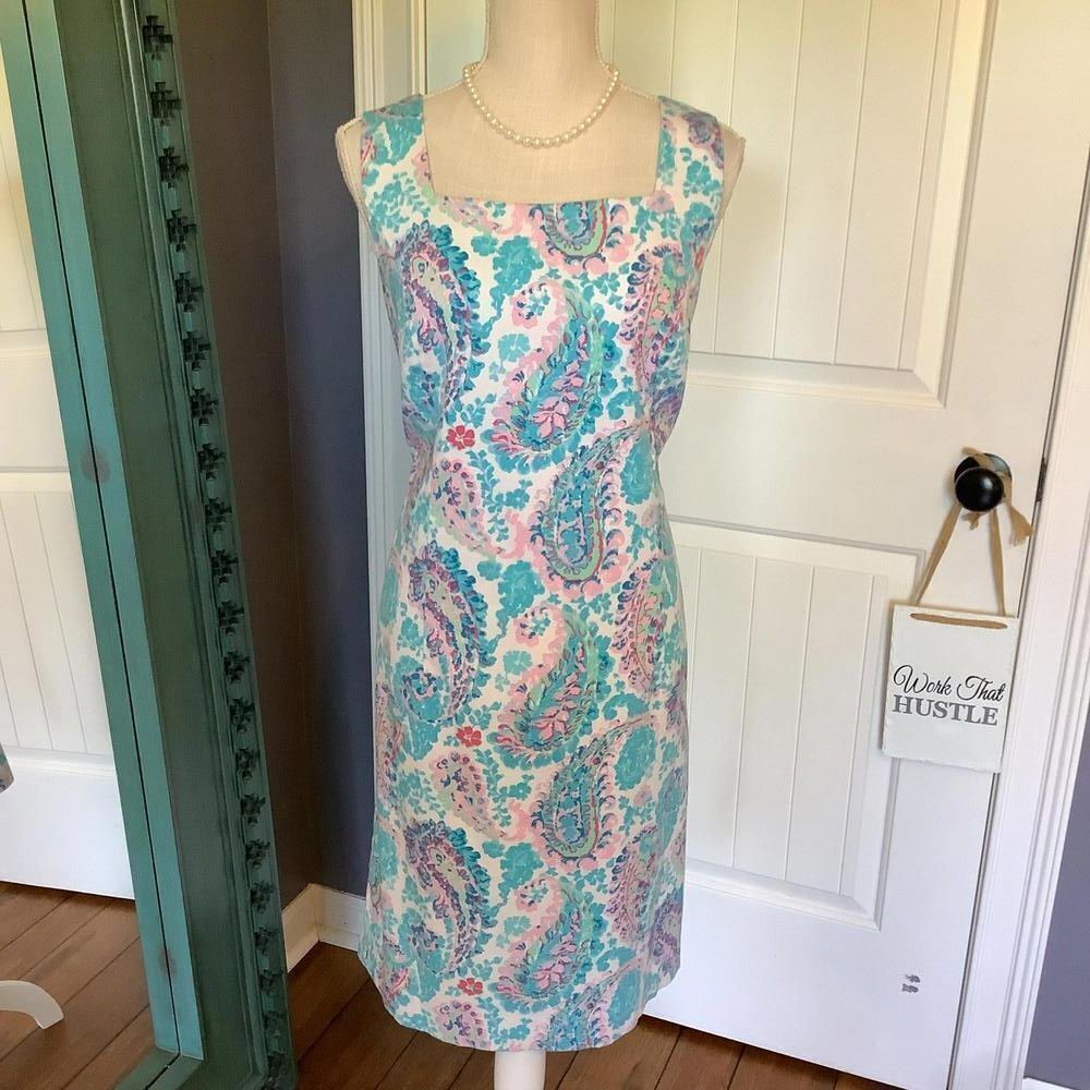 Talbots ‎ Floral Print Dress